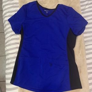 Scrubstar royal blue scrub top